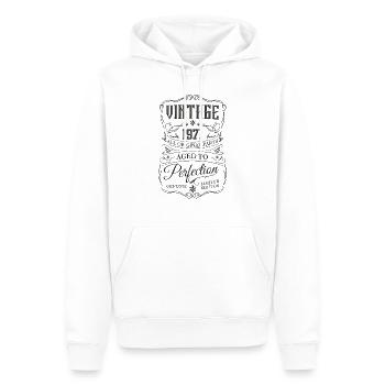 1971 Vintage Retro 70er Jahre Legenden werden geboren Geburtstag - Männer Premium Bio Hoodie - Weiß - Vorne - Nico (187cm)