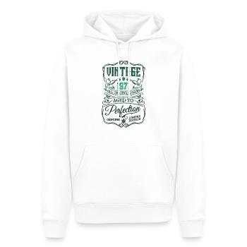 1971 Vintage Retro 70er Jahre Legenden werden geboren Geburtstag - Männer Premium Bio Hoodie - Weiß - Vorne - Nico (187cm)