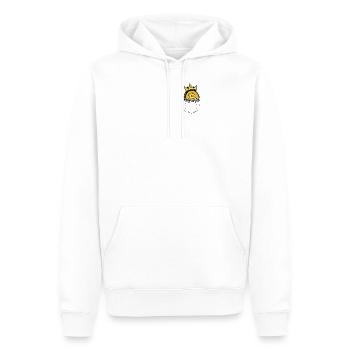 Bitcoin IS KING Chest Bag Chest Bag Gift - Men’s Premium Organic Hoodie - white - Front - Nico (187cm)