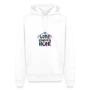 Home Sweet Home, home is the most beautiful - Men’s Premium Organic Hoodie - white - Front - Nico (187cm)