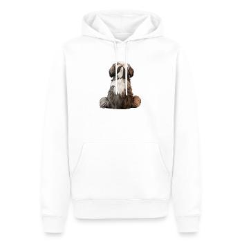 Shih Tzu - Sweat à capuche Premium bio Homme - blanc - Devant - Nico (187cm)