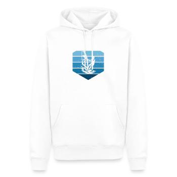 Windsurfing Stil für jeden Anlass - Männer Premium Bio Hoodie - Weiß - Vorne - Nico (187cm)