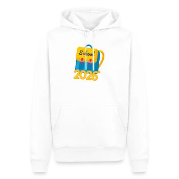 School Child 2026 School Enrollment Gift First Year - Men’s Premium Organic Hoodie - white - Front - Nico (187cm)