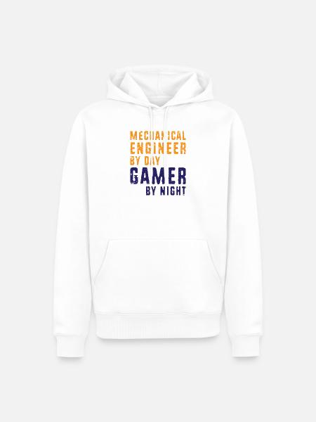 Maschinenbau Ingenieur - Männer Premium Bio Hoodie - Weiß