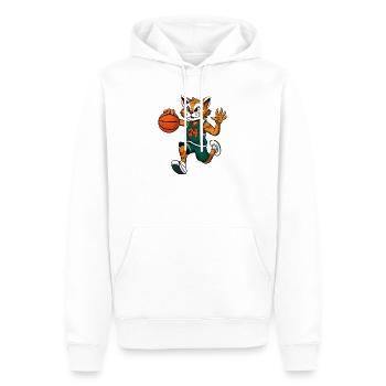 Katzen Basketball - Männer Premium Bio Hoodie - Weiß - Vorne - Nico (187cm)