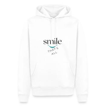 T-SHIRTSourireSourire - Männer Premium Bio Hoodie - Weiß - Vorne - Nico (187cm)