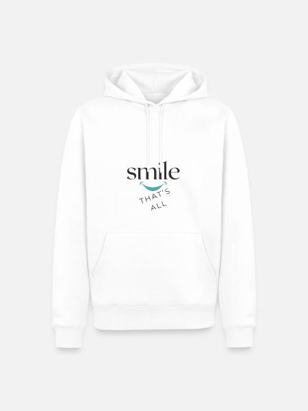 T-SHIRTSourireSourire - Männer Premium Bio Hoodie - Weiß