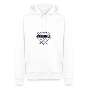 Baseball ist das beste Spiel, Baseball Champion - Männer Premium Bio Hoodie - Weiß - Vorne - Nico (187cm)