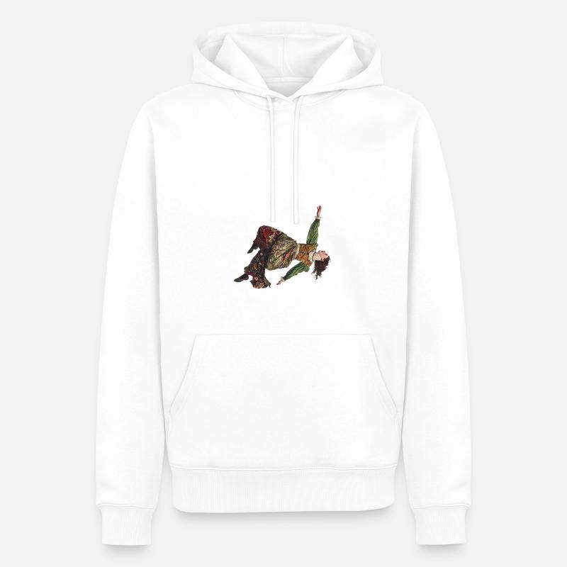 Folklore - Männer Premium Bio Hoodie - Weiß
