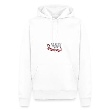cubeler - Sweat à capuche Premium bio Homme - blanc - Devant - Nico (187cm)