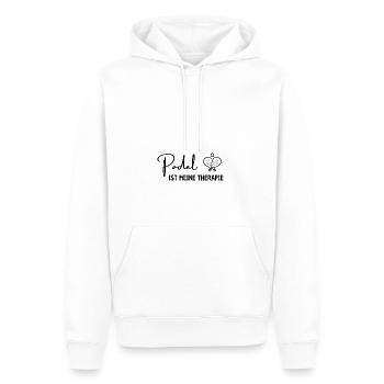 Padel ist meine Therapie Padel Tennis witzig Humor - Männer Premium Bio Hoodie - Weiß - Vorne - Nico (187cm)
