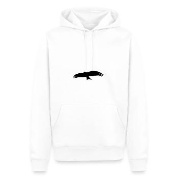 Vogel - Männer Premium Bio Hoodie - Weiß - Vorne - Nico (187cm)