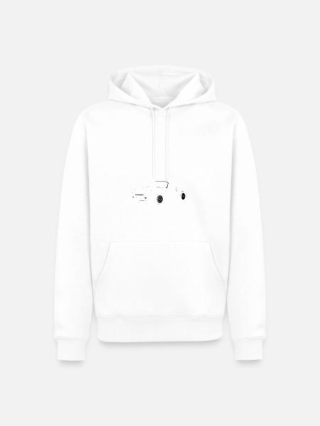 barchetta roadster - Men’s Premium Organic Hoodie - white