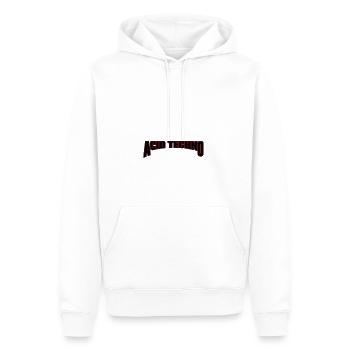 Acid Techno - Sweat à capuche Premium bio Homme - blanc - Devant - Nico (187cm)