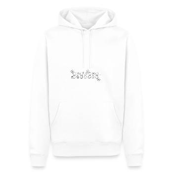 Das Paradoxon aus 14 und 7 Köpfe - Männer Premium Bio Hoodie - Weiß - Vorne - Nico (187cm)