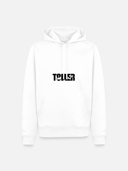 Duck Toller - Männer Premium Bio Hoodie - Weiß