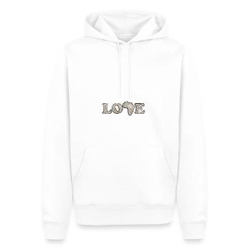 Love to wild african leopard - Männer Premium Bio Hoodie - Weiß - Vorne - Nico (187cm)
