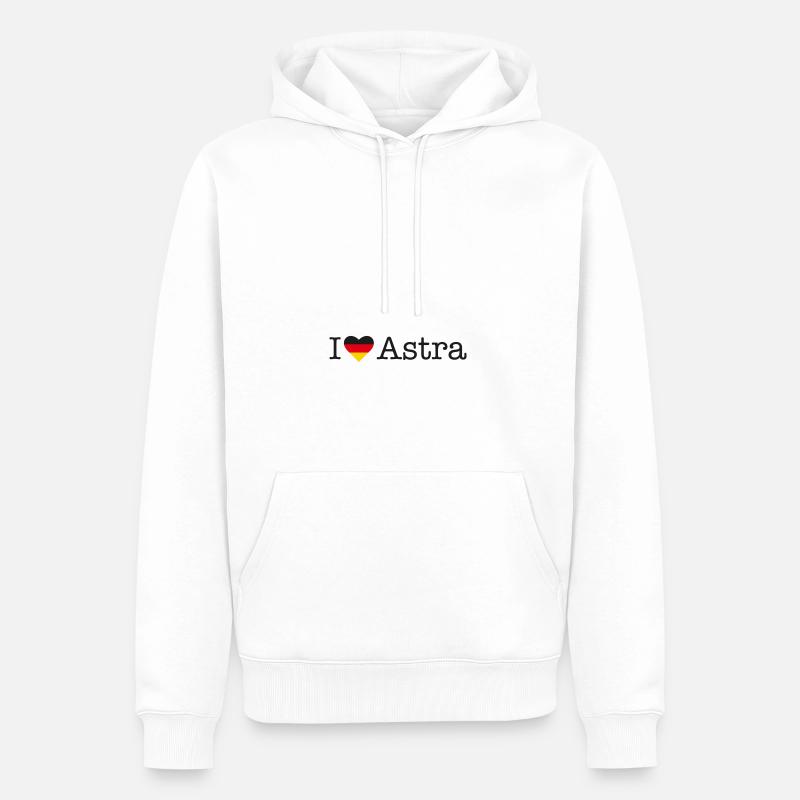 J’adore Astra - Sweat à capuche Premium bio Homme - blanc