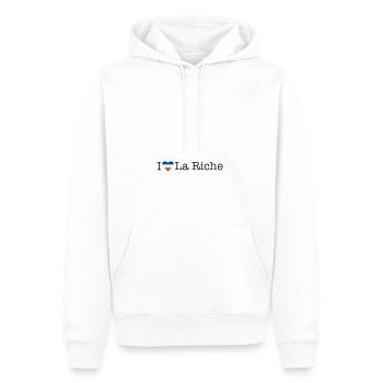 I love La Riche - Männer Premium Bio Hoodie - Weiß - Vorne - Nico (187cm)