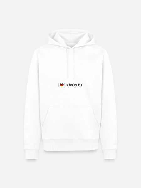 I love Labskaus - Men’s Premium Organic Hoodie - white