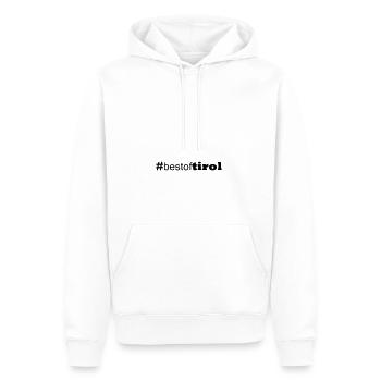 #bestoftirol - Männer Premium Bio Hoodie - Weiß - Vorne - Nico (187cm)