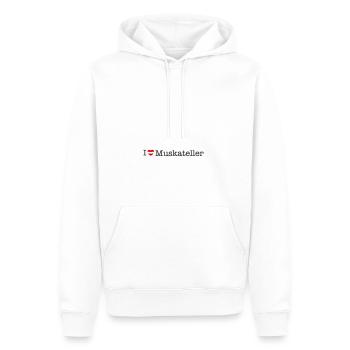 I love Muskateller - Männer Premium Bio Hoodie - Weiß - Vorne - Nico (187cm)
