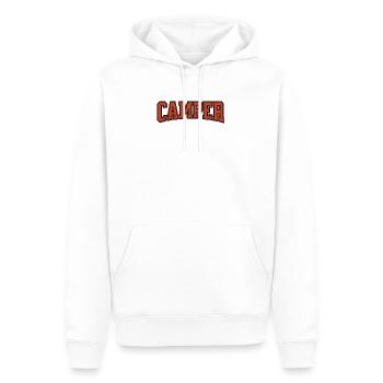 Camping-car - Sweat à capuche Premium bio Homme - blanc - Devant - Nico (187cm)