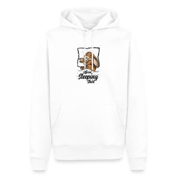 Official Sleeping Shirt Rabbit Rabbit Pajamas - Men’s Premium Organic Hoodie - white - Front - Nico (187cm)