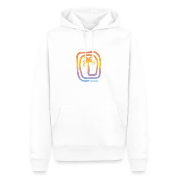Cool Oaxaca Mexico Palm Tree Souvenir Vacation - Men’s Premium Organic Hoodie - white - Front - Nico (187cm)