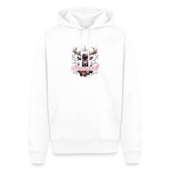 Lausmadl Mädchen Damen Trachtenshirt Kind Madl - Männer Premium Bio Hoodie - Weiß - Vorne - Nico (187cm)