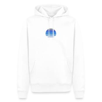 Rétro Durango Colorado Coucher de soleil Plein air Fan Ski - Sweat à capuche Premium bio Homme - blanc - Devant - Nico (187cm)