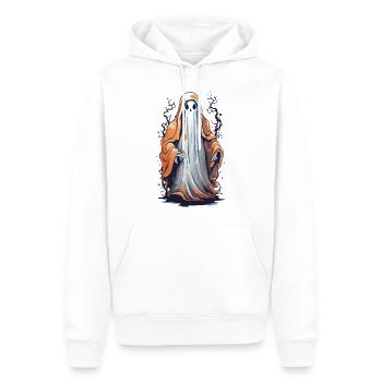 Drôle de conception de costumes fantômes d’Halloween - Sweat à capuche Premium bio Homme - blanc - Devant - Nico (187cm)