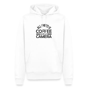Fotograf Fotografie Geschenk Spruch lustig - Männer Premium Bio Hoodie - Weiß - Vorne - Nico (187cm)