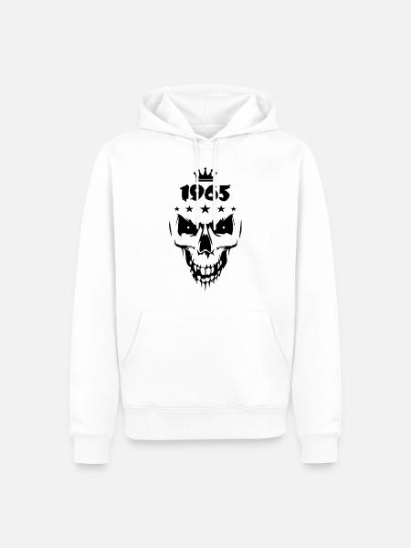 Skull (1965) - Men’s Premium Organic Hoodie - white