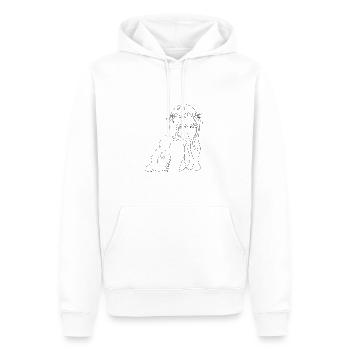 Schönes mittelalterliches Mädchen - Männer Premium Bio Hoodie - Weiß - Vorne - Nico (187cm)