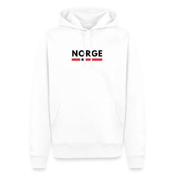 Norvège - Sweat à capuche Premium bio Homme - blanc - Devant - Nico (187cm)