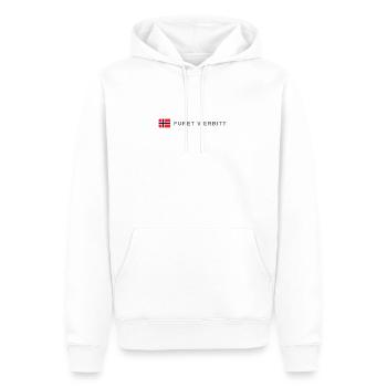 Norwegen Furet Weatherbitten - Männer Premium Bio Hoodie - Weiß - Vorne - Nico (187cm)