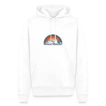 Mount Rainier Nationla Park Washington Berge - Männer Premium Bio Hoodie - Weiß - Vorne - Nico (187cm)