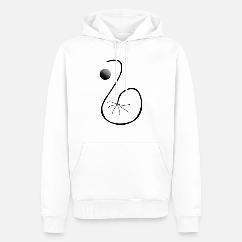 octapus version 03 - Männer Premium Bio Hoodie - Weiß