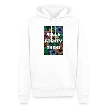 Très bien, alors - Sweat à capuche Premium bio Homme - blanc - Devant - Nico (187cm)