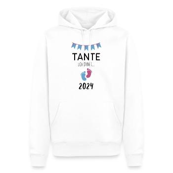 Tante Loading... 2024 - Männer Premium Bio Hoodie - Weiß - Vorne - Nico (187cm)