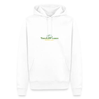 Treckerfahrer Dürfen Das! Trecker Trekker Landwirt - Männer Premium Bio Hoodie - Weiß - Vorne - Nico (187cm)