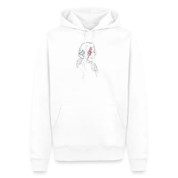 Rock me Amadeus Mozart - Männer Premium Bio Hoodie - Weiß - Vorne - Nico (187cm)