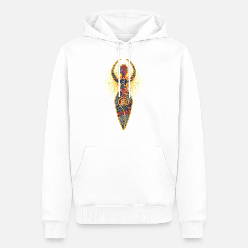 spiralgöttin e 227 - Männer Premium Bio Hoodie - Weiß