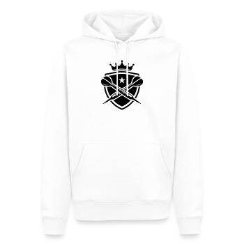 Blason de fléchettes Fléchettes - Sweat à capuche Premium bio Homme - blanc - Devant - Nico (187cm)