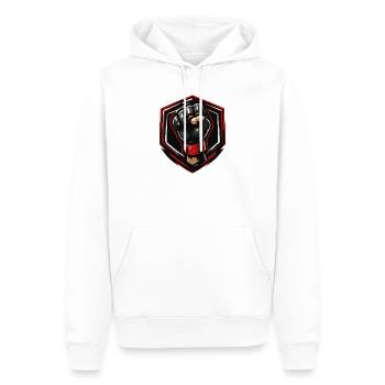 Armoiries de Faust - Sweat à capuche Premium bio Homme - blanc - Devant - Nico (187cm)
