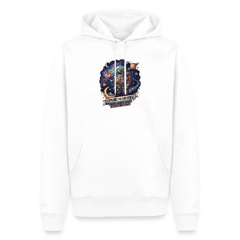 Cosmos Adventure Robot Explorer - Sweat à capuche Premium bio Homme - blanc - Devant - Nico (187cm)