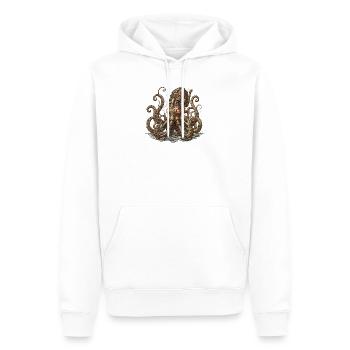 Octopus Steampunk Einfallsreichtum - Männer Premium Bio Hoodie - Weiß - Vorne - Nico (187cm)