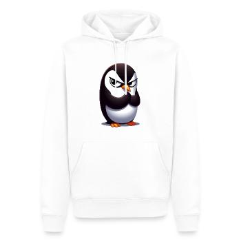 Penguin Funny Animals - Men’s Premium Organic Hoodie - white - Front - Nico (187cm)