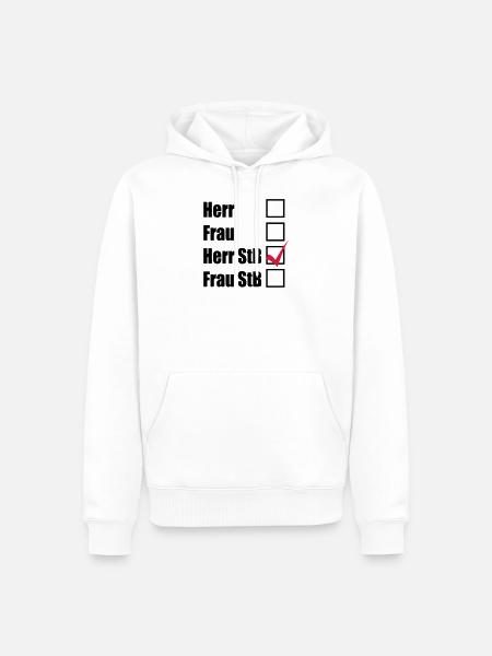 Steuerberater - Männer Premium Bio Hoodie - Weiß